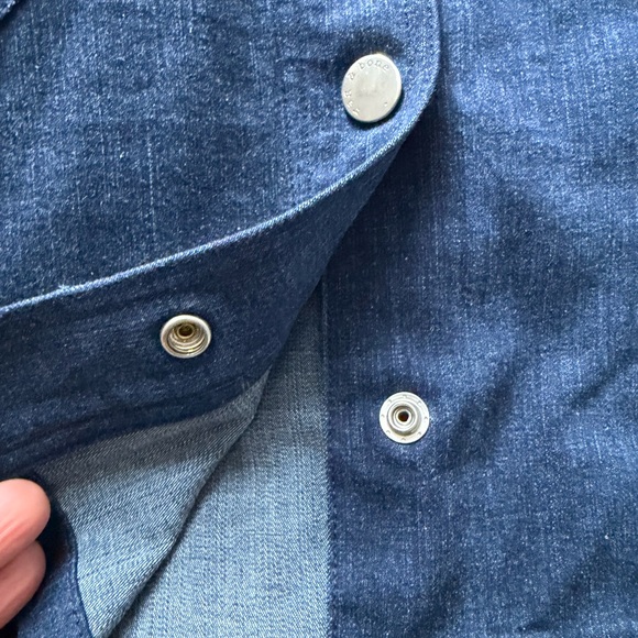 Rag & Bone “Siggy” Snap-front Denim Mini Skirt - size 6 - Picture 7 of 10